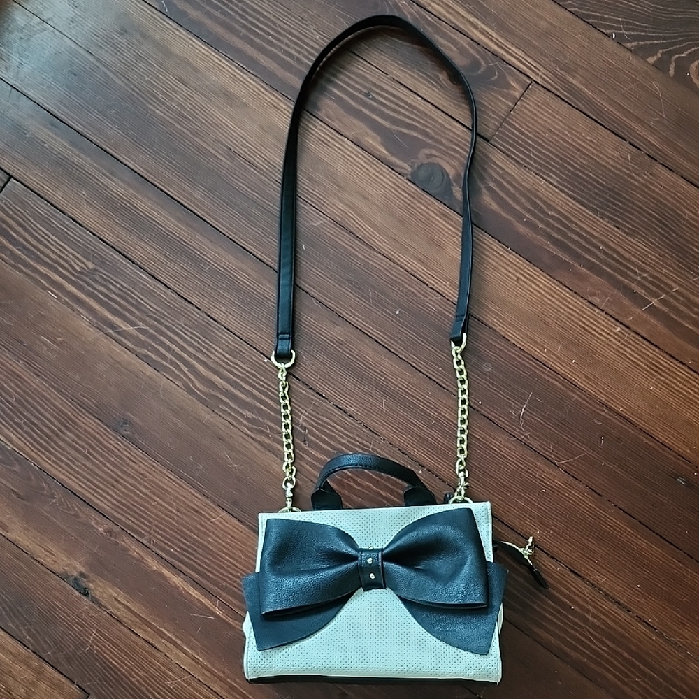 Betsy Johnson Bow Crossbody Purse